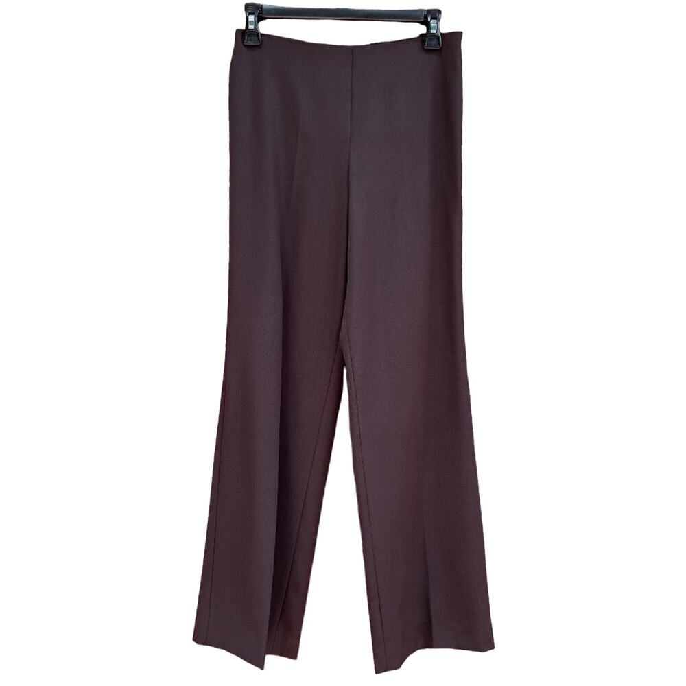 GUNEX Brunello Cuccinelli Everyday Casual Brown Wool Pants Size 4